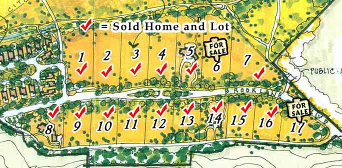 Brooklane Park Estate Lot Map